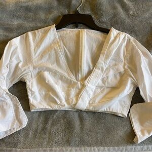 ALC Cropped Poplin Top